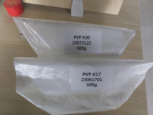 Water Soluble Polymer Polyvinylpyrrolidone PVP K17 White Powder Povidone K17