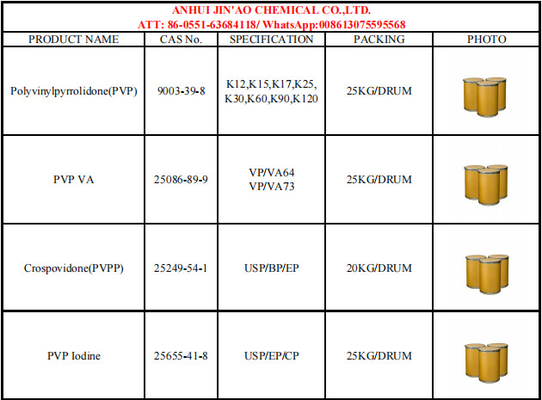 Industry Grade Polyvinylpyrrolidone PVP K30 For Textile And Dye Application
