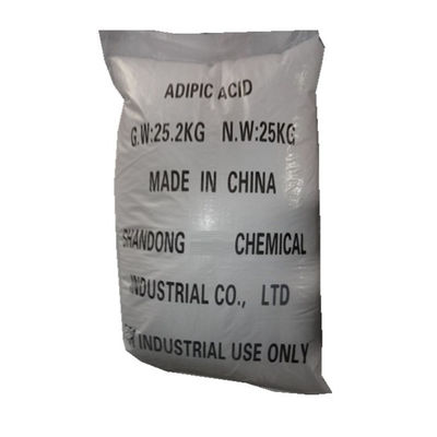 99.8% Synthetic Rubber Raw Materials , ISO 124-04-9 Adipic Acid Powder For Medicine