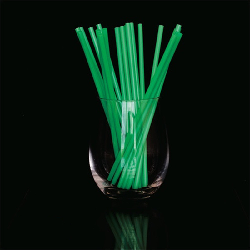 Biodegradable Resins Compostable PLA Disposable Straw Customized Color